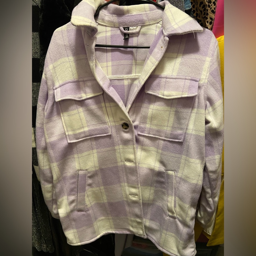 Oversized shirt jacket